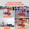 Vevor Hydraulic Lift Table Cart 500 lbs Manual Scissor Lift Table 28.5" Red TF23-7830 - alternate 3