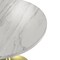 Leisuremod Round 27.55 in W, 29.34 in L, Sintered Stone/Stainless Steel, White VT20BG-27WS - alternate 2