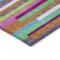 Homeroots 3' X 5' Lavender Orange And Lime Green Striped Washable Indoor Outdoor Area Rug 613290 - alternate 6