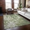 Homeroots 3' X 5' Sage And Ivory Abstract Washable Indoor Outdoor Area Rug 613314 - alternate 3