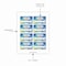 C-Line Products 3-1/2" x 2-1/4" White Replacement Name Badge Insert Sheets for Laser/Inkjet Printers, 56/PK, 5PK/BX 92423-BX - alternate 2