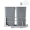 Vevor Double 35QTx2 Pullout Waste Container Under Cabinet Kitchen Bin Trash Can WH-MZ35L02 - alternate 1