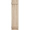 Ekena Millwork Rustic Two Board Spaced Board-n-Batten Riverwood Faux Wood Shutters, 11 1/2W x 46H, PR SHUBSS11X46RWPR - alternate 5
