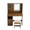Homeroots 37" Brown Wood Lighted Mirrored Dresser 691717 - alternate 1