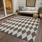 Homeroots 10' X 14' Brown Geometric Washable Indoor Outdoor Area Rug 577024 - alternate 3