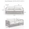 Crosley Granite Bay 4Pc Wicker Outdoor Sofa Patio Furniture Set KO70364ST-CR - alternate 3