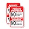 Signmission Private No Hunting Trespassing Propiedad Privada N, 18'' X 24'' 2 Signs, Heavy Gauge Aluminum, 2PK A-1824-2PACK-24853 - alternate 1