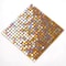 Apollo Tile Skosh 11.6 in. x 11.6 in. Glossy Gold Beige Glass Mosaic Wall and Floor Tile 18.69 sqft/case, 20PK APLNB88BG317A - alternate 3