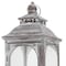 Homeroots Set of Three Clear And Gray Glass And Metal Tabletop Lantern Candle Holders, 3PK 719763 - alternate 2