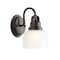 Jonathan Y Virginia 5.75" 1-Light Metal/Glass LED Vanity Light, Oil Rubbed Bronze JYL7407C - alternate 2