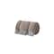 Homeroots 55" X 70" Chocolate And Gray Cotton Blend Woven Checkered Plush Throw Blanket with Fringe 633074 - alternate 1