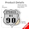 Signmission Sturgis Us 90, 6 inch X 6 inch, Vinyl Decal, 2PK SHI-D-2PACK-6-481 - alternate 2