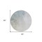 Homeroots 8' Beige Sky Blue And Teal Blue Round Ombre Washable Indoor Outdoor Area Rug 577904 - alternate 3