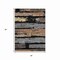 Homeroots 3' X 5' Black Gold And Brown Striped Washable Indoor Outdoor Area Rug 616640 - alternate 3