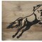Homeroots 19" X 24" Black And Brown Horse Solid Wood Hanging Dimensional Sculpture 554676 - alternate 3