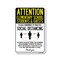 Signmission PSA, Elementary School Students And Guests Social Distancing, 18inX12in, OS-NS-A-1218-25389 OS-NS-A-1218-25389 - alternate 1