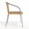 Flash Furniture Contemporary Restaurant Stack Chair, Aluminum and Beige Seat, Tan Back, 21.75 W 22" L 29 H TLH-020-BGE-GG - alternate 5