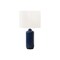 Monarch Specialties Lighting, 23"h, Table Lamp, Blue Ceramic, Ivory / Cream Shade, Contemporary, Modern I 9870 - alternate 1
