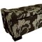 Homeroots 17in Brown and Champagne Solid Wood Upholstered Dining Bench 469317 - alternate 4