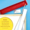 Crestline Products Magnetic Dry Erase Wall Easel w/ Paper Roll 17401 - alternate 3