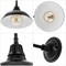Jonathan Y Aurora 12.25" 1-Light Farmhouse Industrial Iron LED Gooseneck Arm Outdoor Sconce, Black JYL7613B - alternate 2