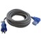 Ac Works Medical-Grade Power Cord, 20 ft 5-15P to Right-Angle C19, 15A Green Dot MD15ARC19-240SW - alternate 1