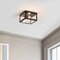 Jonathan Y Grayson 8" 1-Light Farmhouse Industrial Square Iron/Glass Case LED Flush Mount, Oil Rubbed Bronze JYL9553A - alternate 3