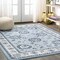 Jonathan Y Cherie French Cottage Blue/Cream 4 ft. x 6 ft. Area Rug MDP505A-4 - alternate 2