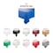 Smarty Had A Party 54 x 108 Navy Rectangular Disposable Plastic Tablecloths 96 Tablecloths, 96PK 813270-NV-CASE - alternate 4