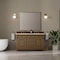 James Martin Vanities Brookfield 60'' D Vanity, Pecan w/ Ethereal Noctis Silestone  Top w/FreePower Wireless Charger 547-V60D-PCN-FENC - alternate 4