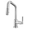 Brizo Litze Pull-Down Prep Faucet with Angle Spout, Knurled Handle Chrome 63963LF-PC - alternate 2