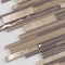 Apollo Tile Gray Beige 11.8 in x 11.8 in Glass, Stone Polished Floor and Wall Mosaic Tile 4.83 sqft/case, 5PK APLCAS88009A - alternate 3