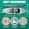 Outdoorcruiser Outdoor Crusier Inflatable Stand Up Paddle Board, Ultra Portable and Lightweight, Wide Stable OCPD02 - alternate 2