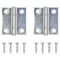Prosource Cabinet Hinge, Steel, Zinc, Fixed Pin, 180 deg Range of Motion, Full Mortise Mounting, 7 Pair lb LR-048-PS - alternate 1