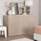 Bali & Pari Sage Natural Grasscloth Dresser, 6-Drawer 266-14553-ZORO - alternate 2