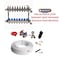 Henco Infloor radiant heating set - PEX-AL-PEX + stainless steel manifold - 2000-2280 sqft 806380 - alternate 1