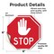 Signmission Stop, 6 inch X 6 inch, Vinyl Decal, 2PK OC-D-2PACK-6-295 - alternate 3