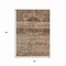 Homeroots 3' X 5' Brown And Taupe Medallion Washable Indoor Outdoor Area Rug 616106 - alternate 3