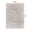 World Rug Gallery Bohemian Stripes Washable Non Slip Area Rug 5 ft x 7 ft Beige WR73BEIGE5X7 - alternate 4