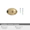 Amerock Vaile 1-3/8 inch 35mm Length Champagne Bronze Cabinet Knob BP53014CZ - alternate 2