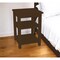 Homeroots 28" Dark Brown Solid Wood Nightstand 548317 - alternate 3