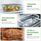 Nutrichef 4 Piece Glass Loaf Pan Set with Lids, Clear NCGL2LO - alternate 2