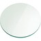 Fab Glass And Mirror 18in. Clear Round Glass Table Top, 1/4in. Thickness Tempered Flat Edge Polished, Wall Mirror 18RT6THFLTE0 - alternate 1