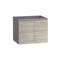 Homeroots 24" Natural Wood Freestanding Bathroom Vanity With White Sink And Two Drawers 627412 - alternate 1