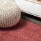 Jonathan Y Haze Solid Low-Pile Red 2 ft. x 14 ft. Runner Rug SEU100E-214 - alternate 2