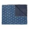 Homeroots 50" X 70" Blue Kantha Cotton Floral Throw Blanket with Embroidery 357568 - alternate 1