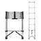 Wrightmaster 8.56 ft. Portable Aluminum Extension Ladder with Non-Slip Feet, 330 lbs. Load Capacity ZOR-P390798 - alternate 1