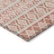 Homeroots 10' X 14' Salmon Beige And Copper Quatrefoil Washable Indoor Outdoor Area Rug 583251 - alternate 2