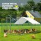Wrightmaster 13.1 ft. x 9.8 ft. x 6.5 ft. Metal Chicken Coop w/ Waterproof and Anti-Ultraviolet Cover ZR-5505P437823 - alternate 2