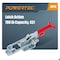 Powertec Toggle Clamp, 700 lbs Cap., 431 Self-Lock U-Bolt Adjustable Latch, Antislip Hand Grip, 4PK 20341-P2N - alternate 1